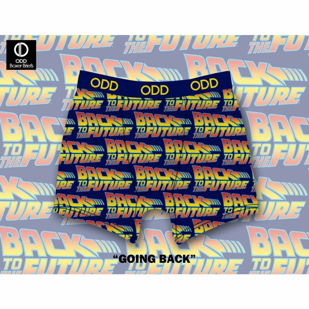 Back to the Future "Going Back" Men's Boxer Briefs - MEGA POP COMICS