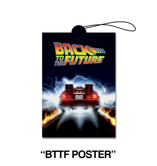 Back to the Future "BTTF Poster" air freshener (vanilla-scented) - MEGA POP COMICS