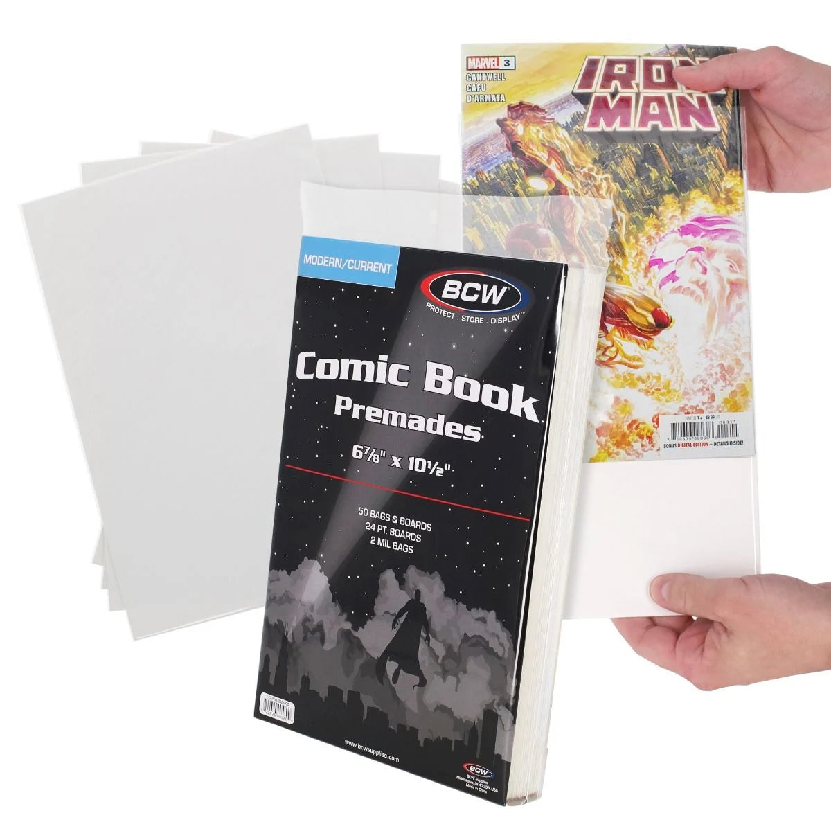 BCW Premade Current Comic Bag and Board - MEGA POP COMICS