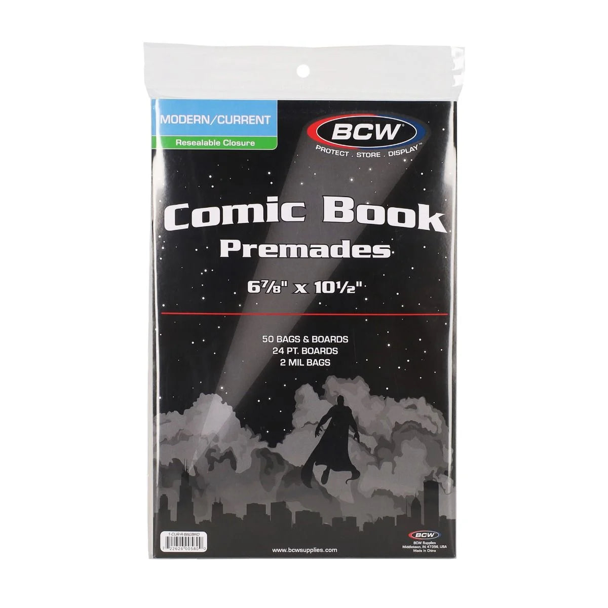 BCW Premade Resealable Current Comic Bag and Board - MEGA POP COMICS