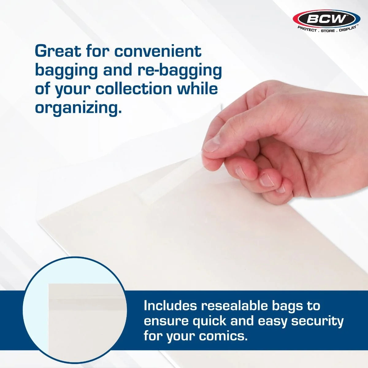 BCW Premade Resealable Current Comic Bag and Board - MEGA POP COMICS