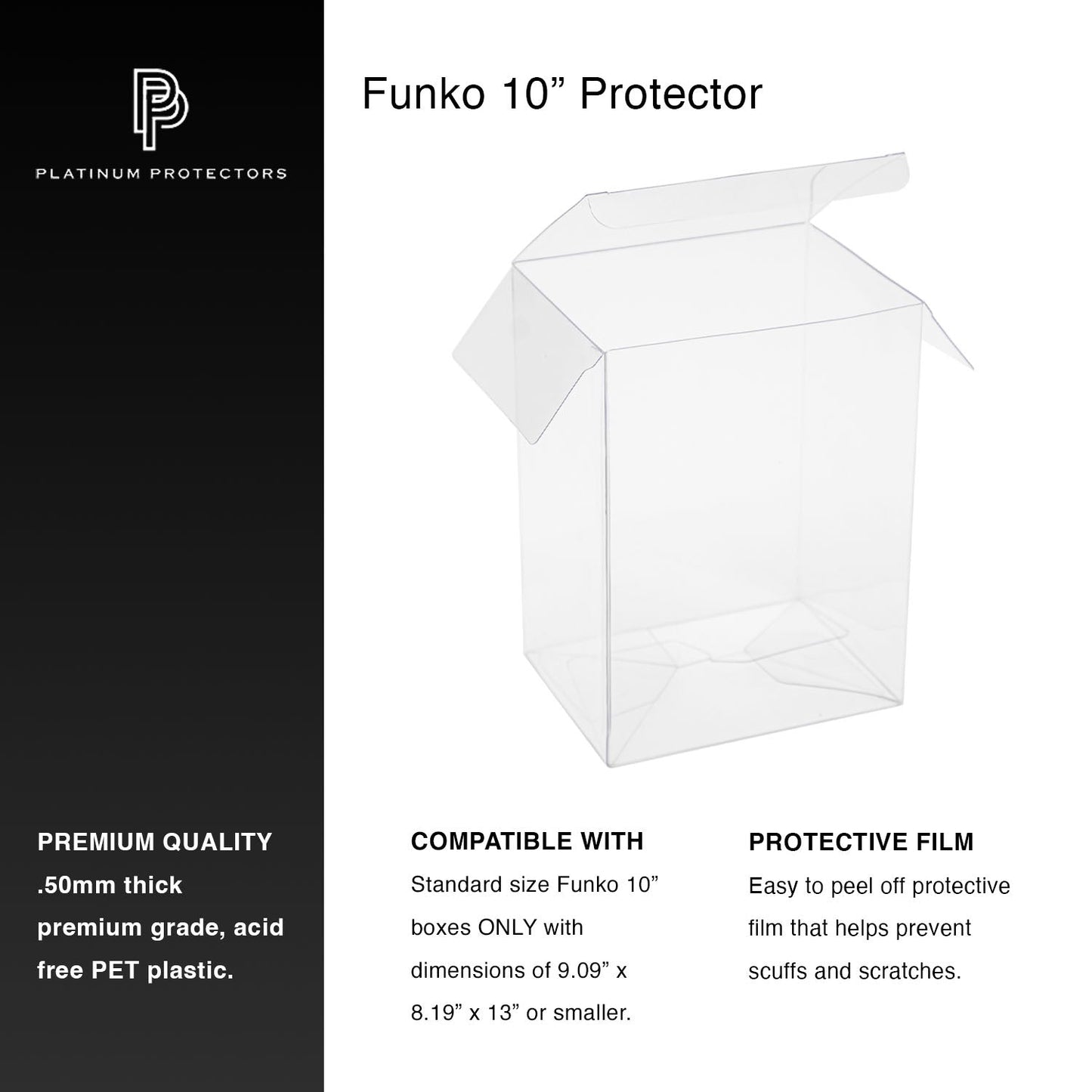 Platinum Protectors for Funko Pop! 10" Inch Vinyl Figures - MEGA POP COMICS