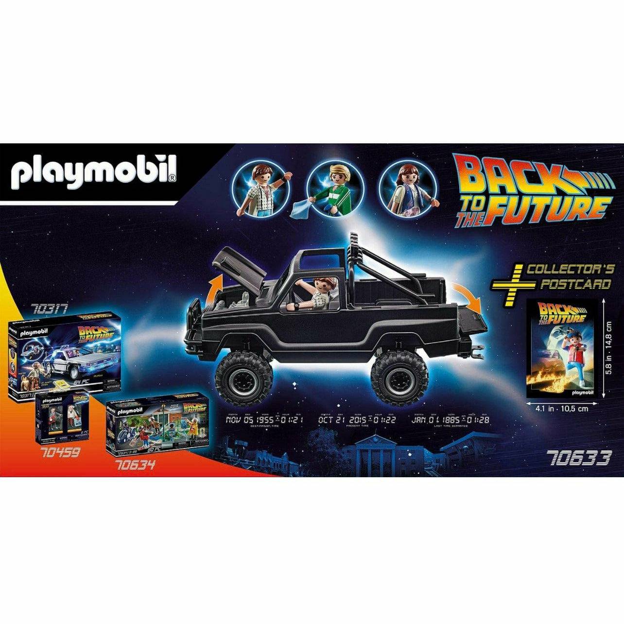 Playmobil Back to the Future 35-piece 1985 Marty's Pickup Truck playset - MEGA POP COMICS