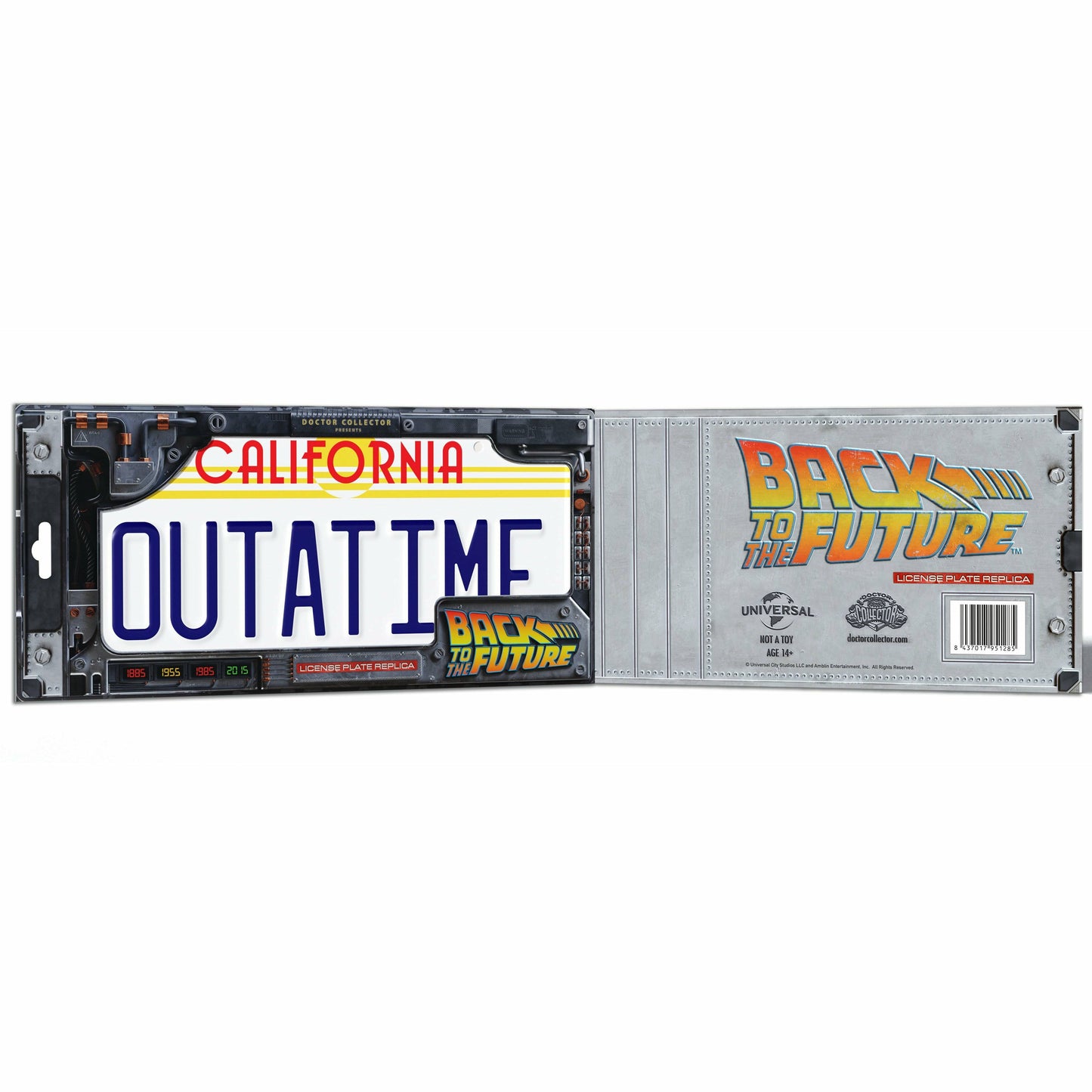 Back to the Future OUTATIME License Plate Replica - MEGA POP COMICS
