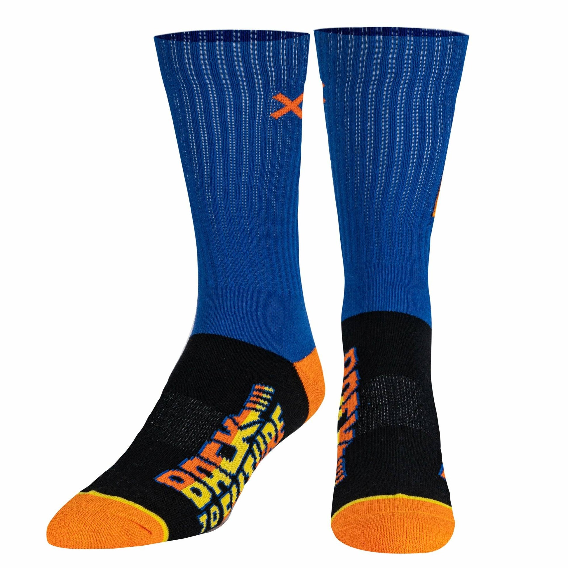 Back to the Future "Patch" Men's Crew Sideways Socks (Size 8-12) - MEGA POP COMICS