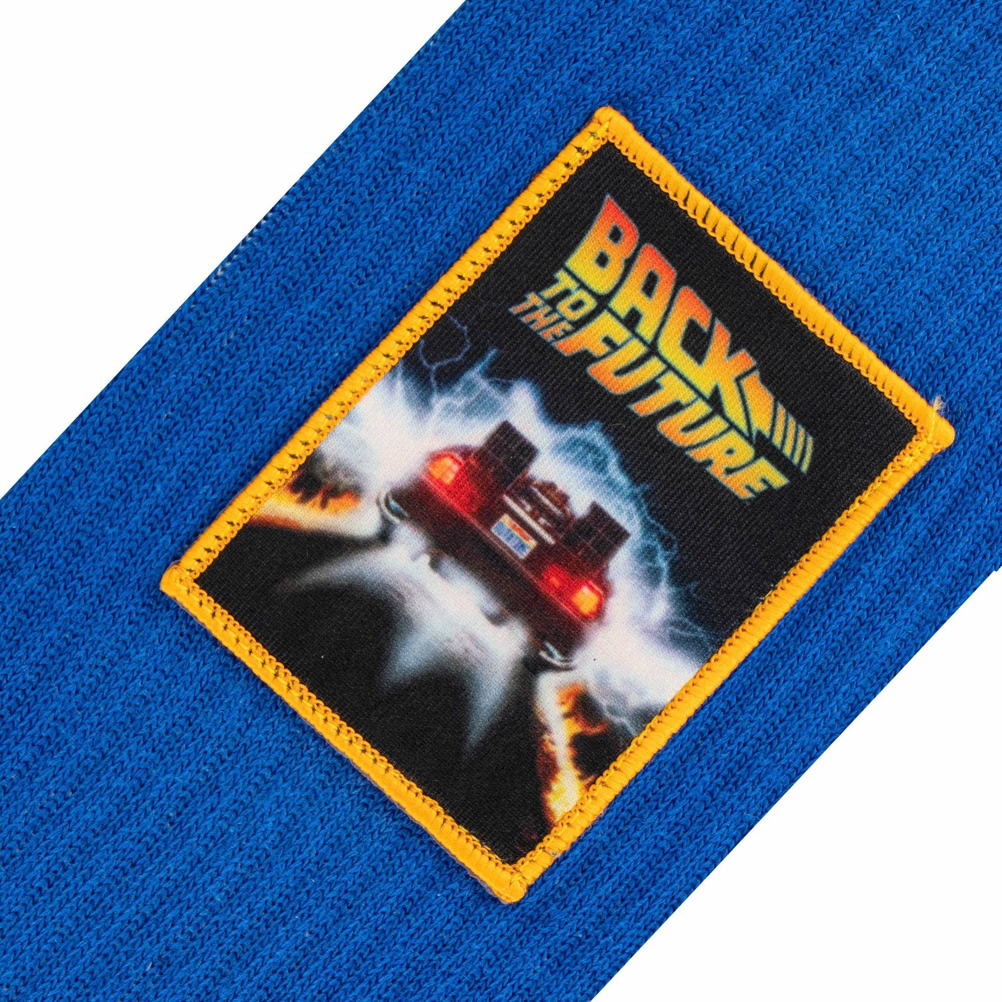 Back to the Future "Patch" Men's Crew Sideways Socks (Size 8-12) - MEGA POP COMICS