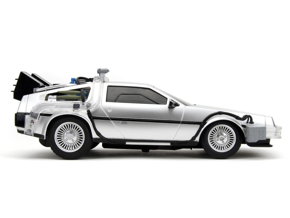 Back to the Future Remote Control 1:16 scale DeLorean Time Machine - MEGA POP COMICS