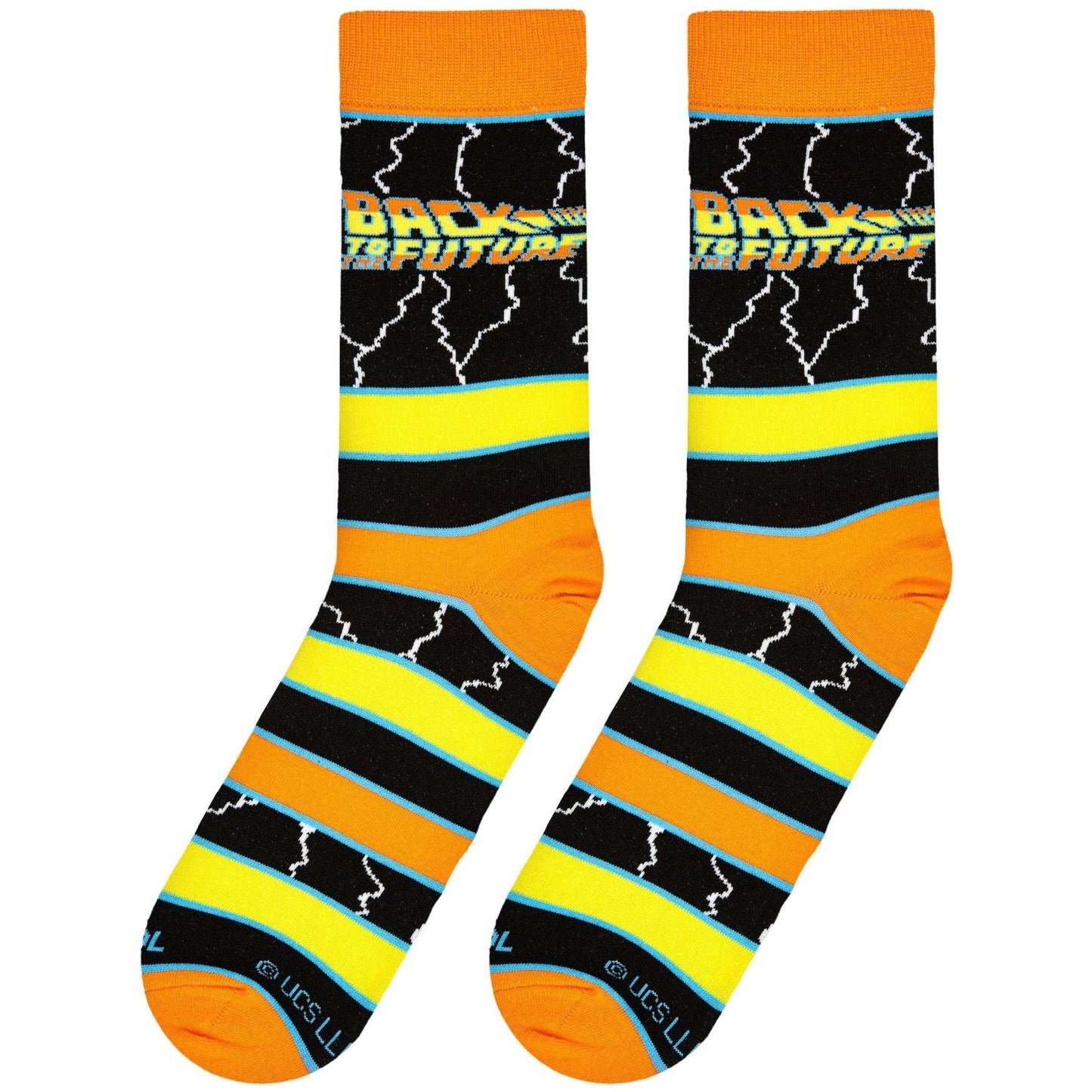 Back to the Future "Stripes" Men's Crew Folded Socks (Size 8-12) - MEGA POP COMICS