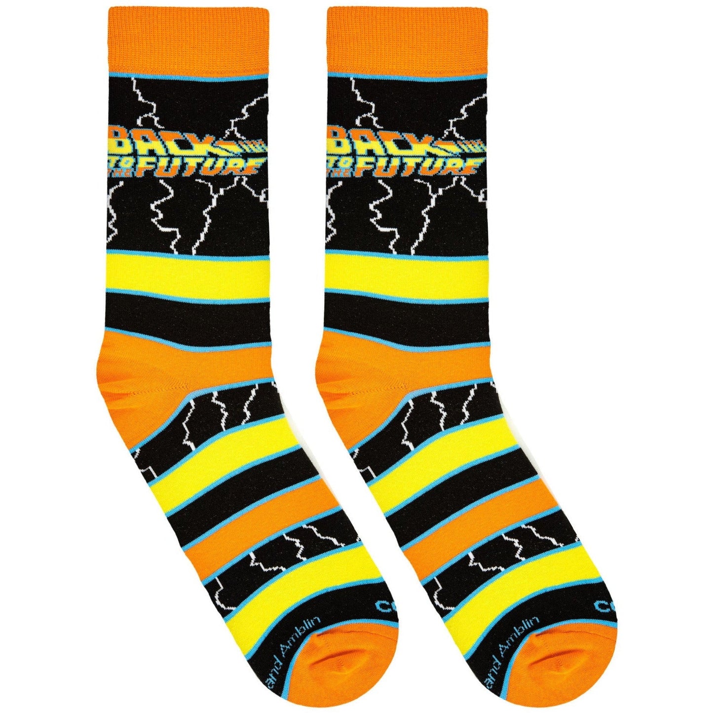 Back to the Future "Stripes" Men's Crew Folded Socks (Size 8-12) - MEGA POP COMICS