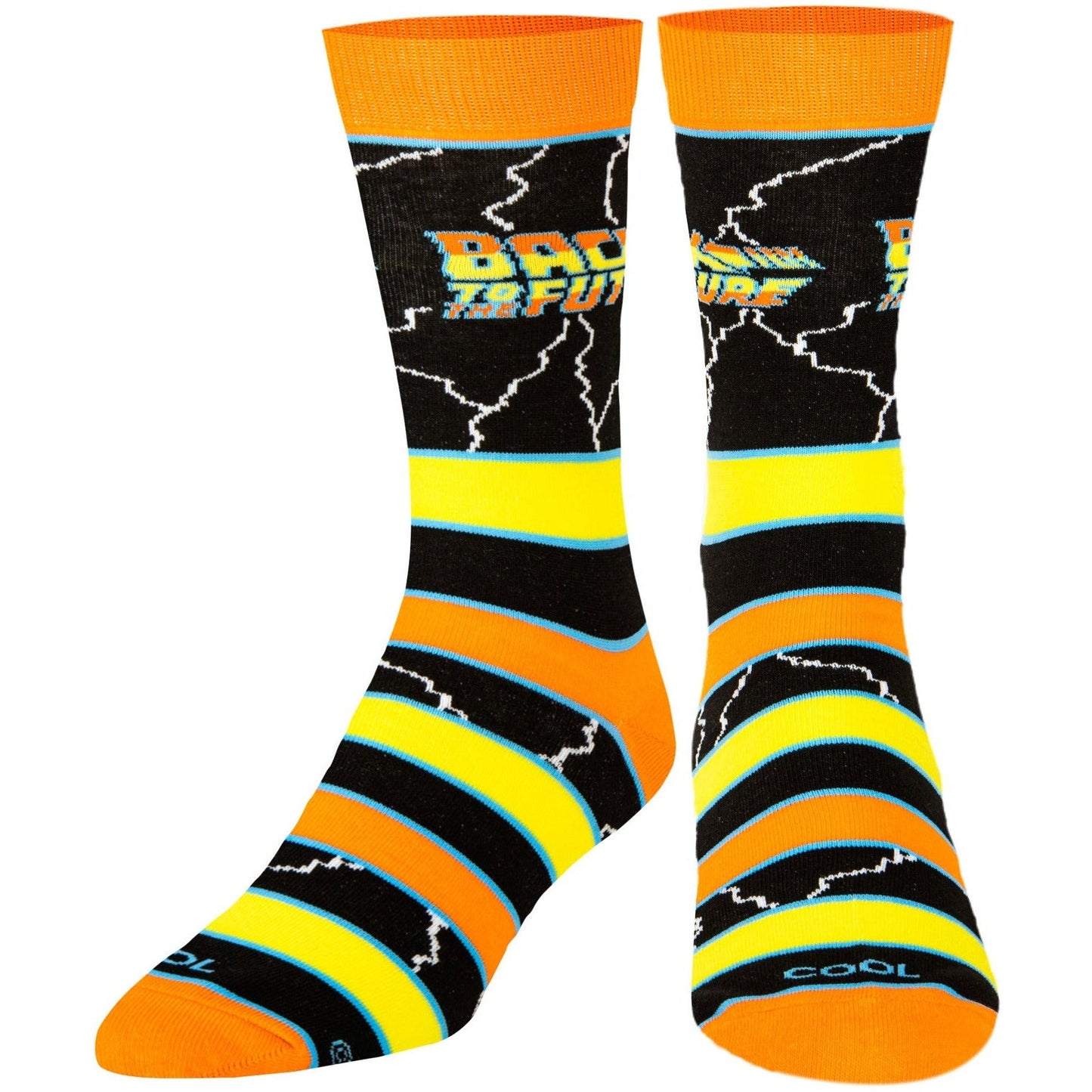 Back to the Future "Stripes" Men's Crew Folded Socks (Size 8-12) - MEGA POP COMICS