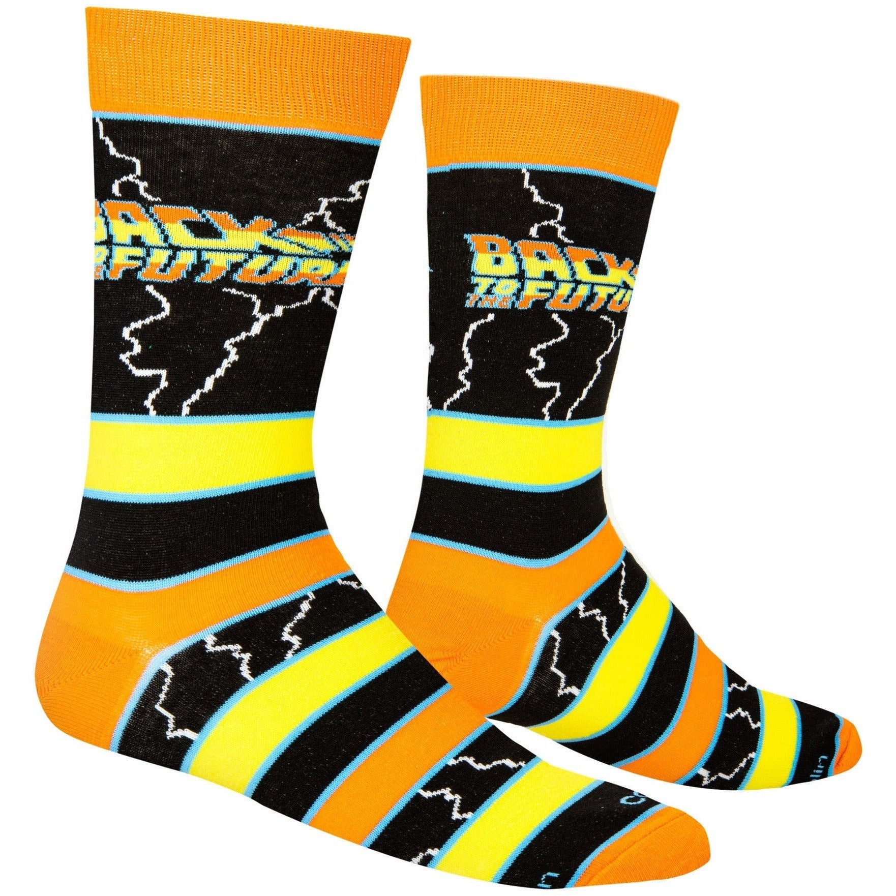Back to the Future "Stripes" Men's Crew Folded Socks (Size 8-12) - MEGA POP COMICS