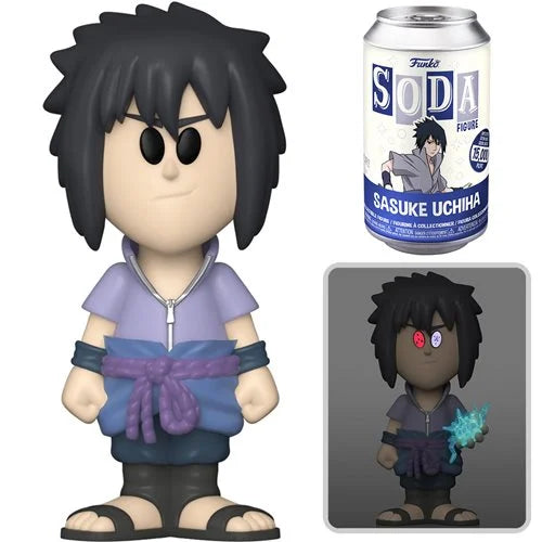 Funko Soda: Naruto Sasuke Uchiha Funko Soda Vinyl Figure with 1 in 6 Chance at Chase - MEGA POP COMICS