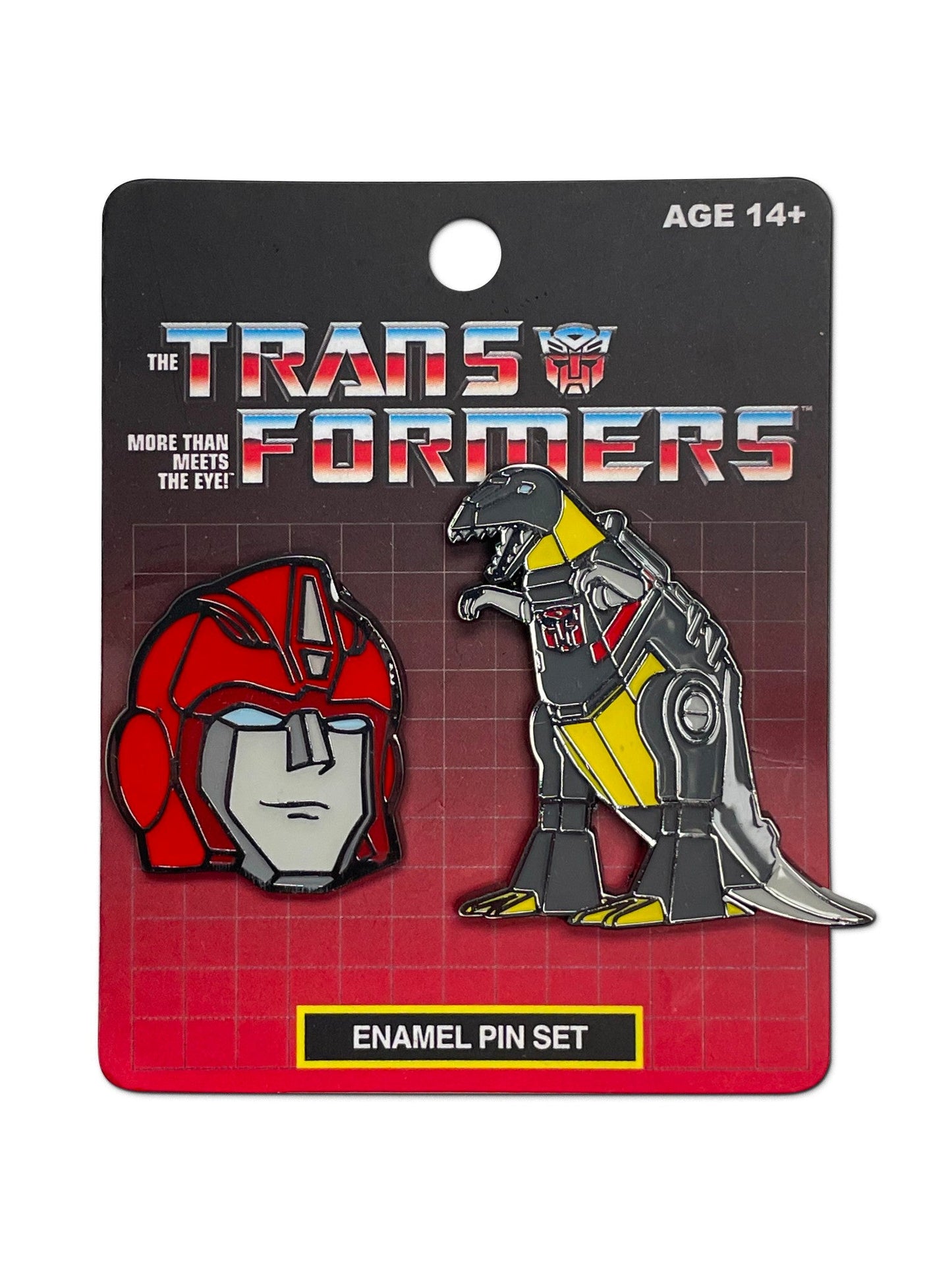 Transformers Autobots Hot Rod And Grimlock 2 Pack Enamel Pin Set - MEGA POP COMICS