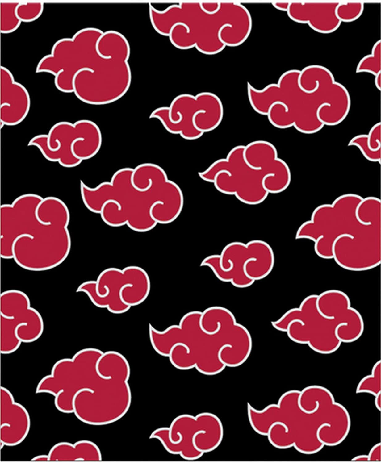 Naruto Shippuden Anti Leaf Clouds Akatsuki Throw Blanket 50in By 60in - MEGA POP COMICS