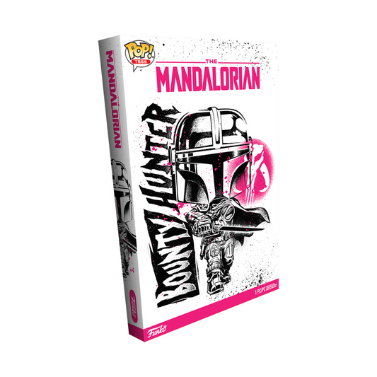 Funko Boxed Tee: Star Wars The Mandalorian - Bounty Hunter with Darksaber - MEGA POP COMICS