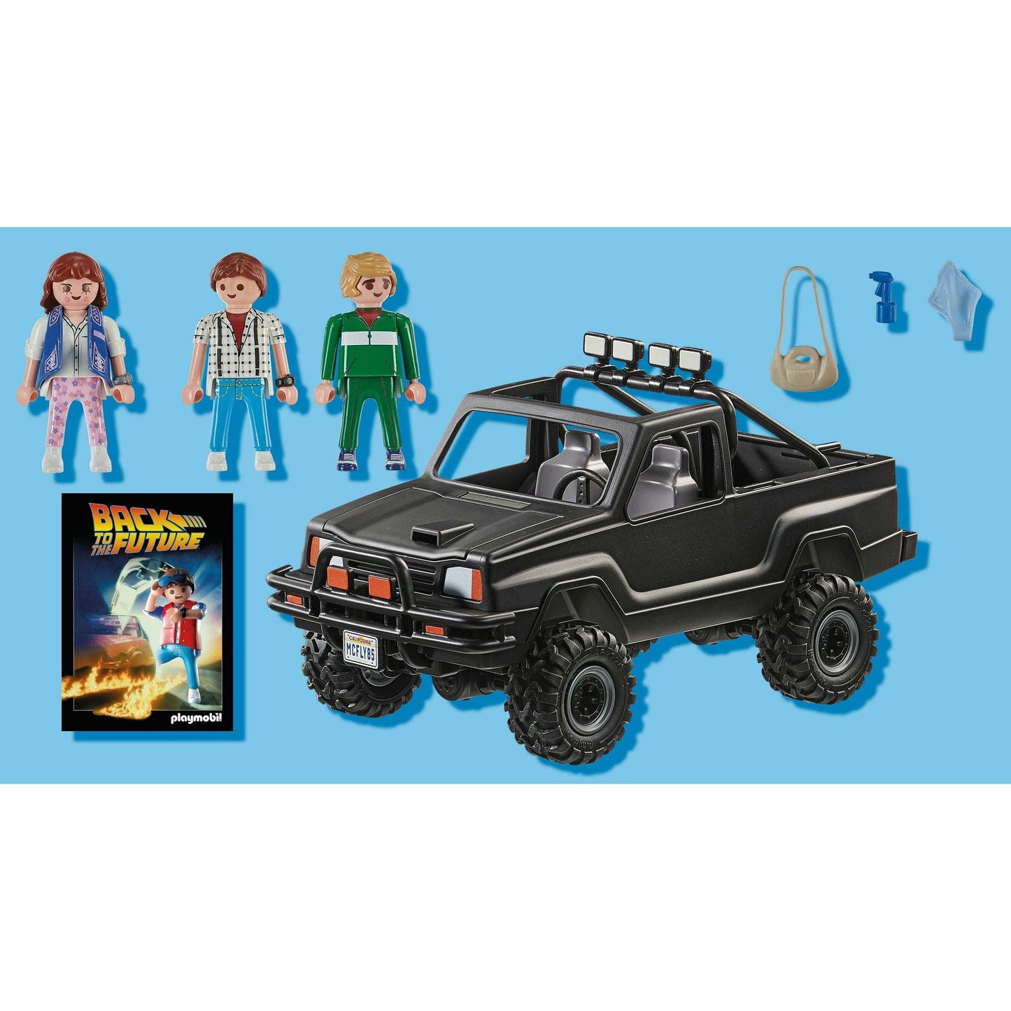 Playmobil Back to the Future 35-piece 1985 Marty's Pickup Truck playset - MEGA POP COMICS