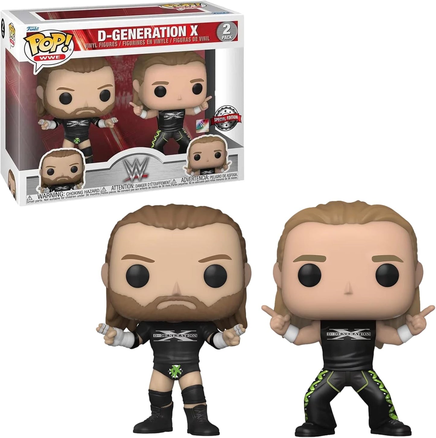 Funko Pop! WWE: D-Generation X - 2pk Vinyl Figure (Walmart Exclusive) - MEGA POP COMICS