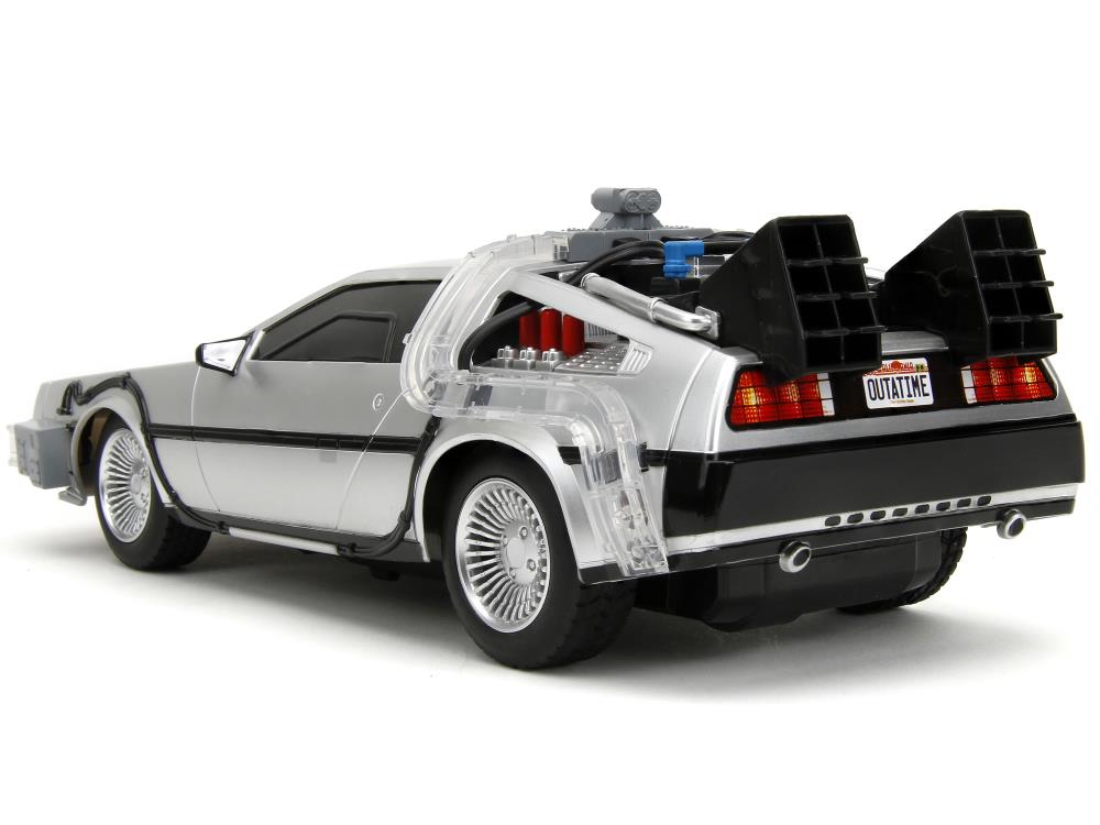 Back to the Future Remote Control 1:16 scale DeLorean Time Machine - MEGA POP COMICS