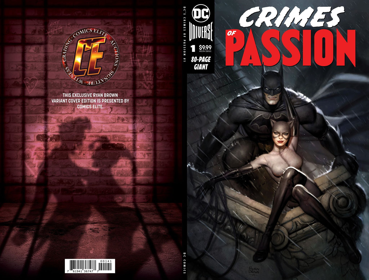 DC CRIMES OF PASSION #1 RYAN BROWN EXCLUSIVE VAR (02/05/2020) - MEGA POP COMICS