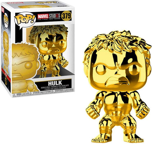 Funko Pop Marvel: Marvel Studios 10 - Hulk (Gold Chrome) - MEGA POP COMICS