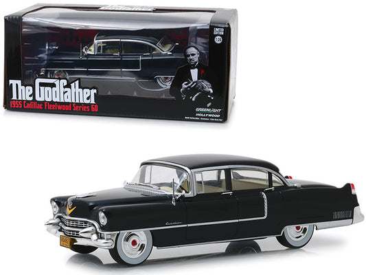 The Godfather 1972 Movie 1955 Cadillac Fleetwood Series 60 Black - MEGA POP COMICS