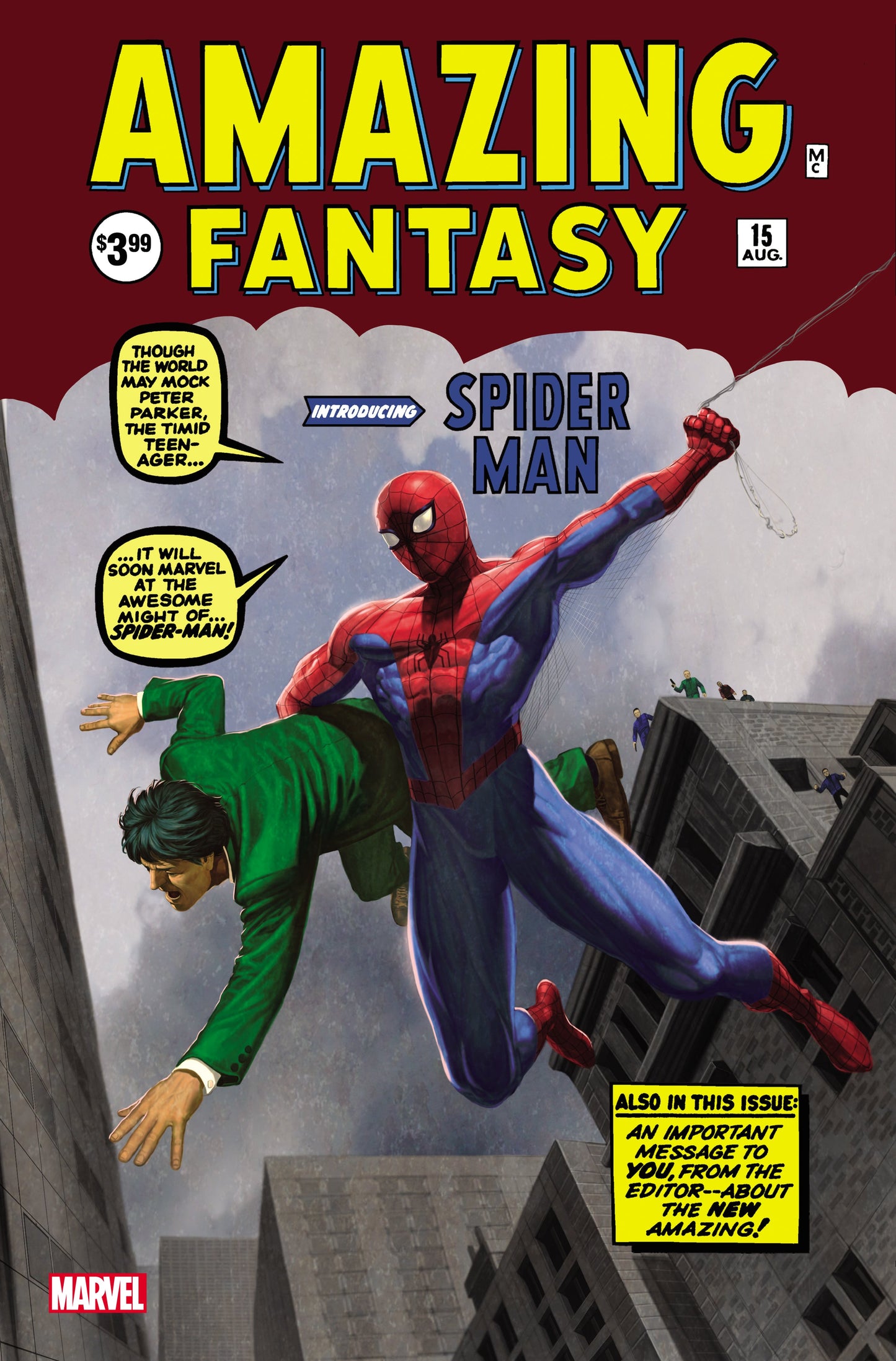 AMAZING FANTASY #15 FACSIMILE EDITION UNKNOWN COMICS EXCLUSIVE HOMAGE (10/09/2019) - MEGA POP COMICS