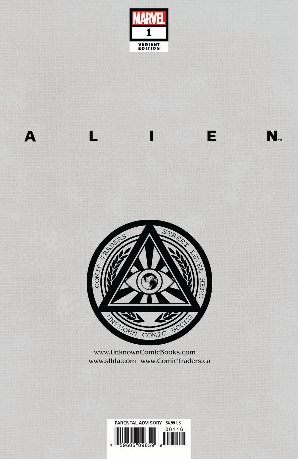 Alien #1 Unknown Comics Marco Mastrazzo Exclusive Var (03/24/2021) - MEGA POP COMICS