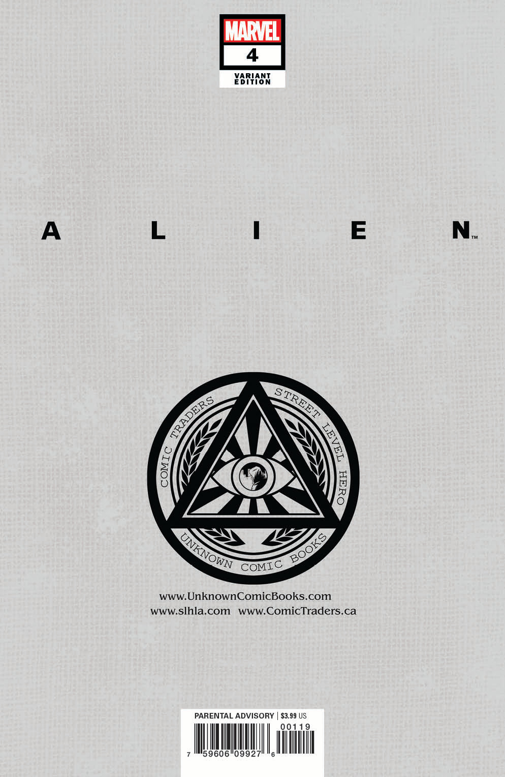 Alien #4 Unknown Comics Mico Suayan Exclusive Var (06/16/2021) - MEGA POP COMICS