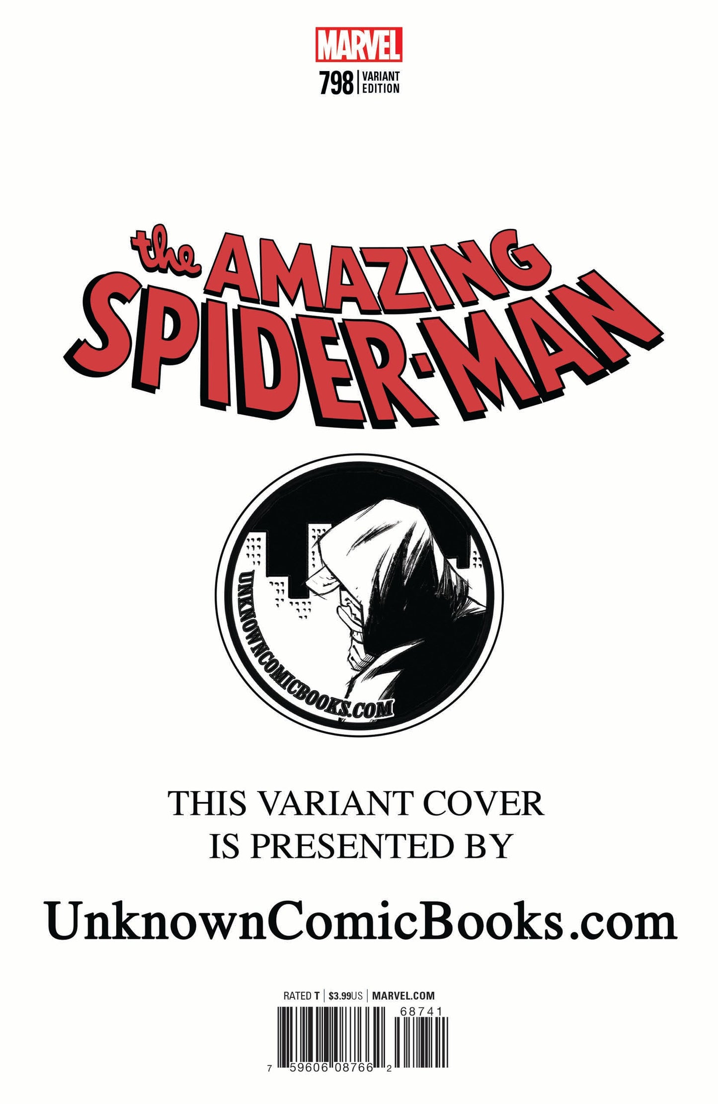 Amazing Spider-Man #798 Unknown Comic Books Virgin Exclusive Dodson Venom 30Th Var Leg 4/4/2018 - MEGA POP COMICS