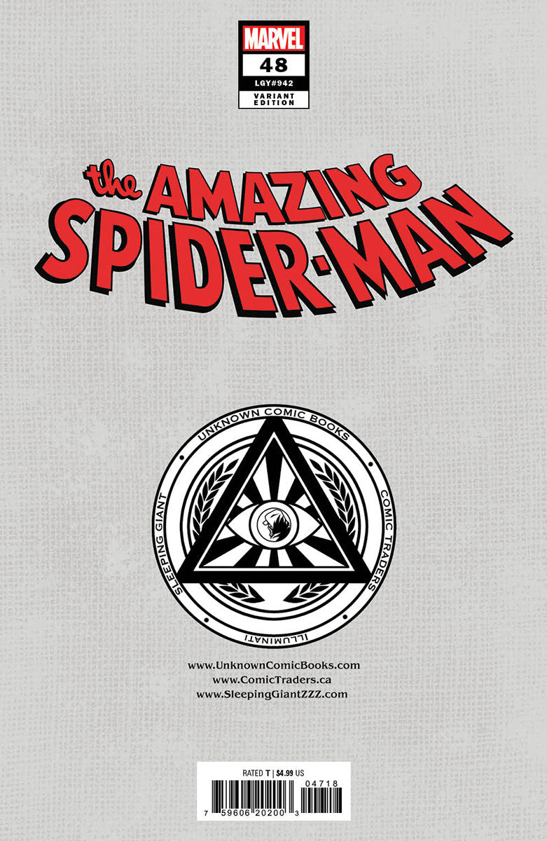 Amazing Spider-Man #48 Unknown Comics Ejikure Exclusive Virgin Var (04/24/2024) - MEGA POP COMICS