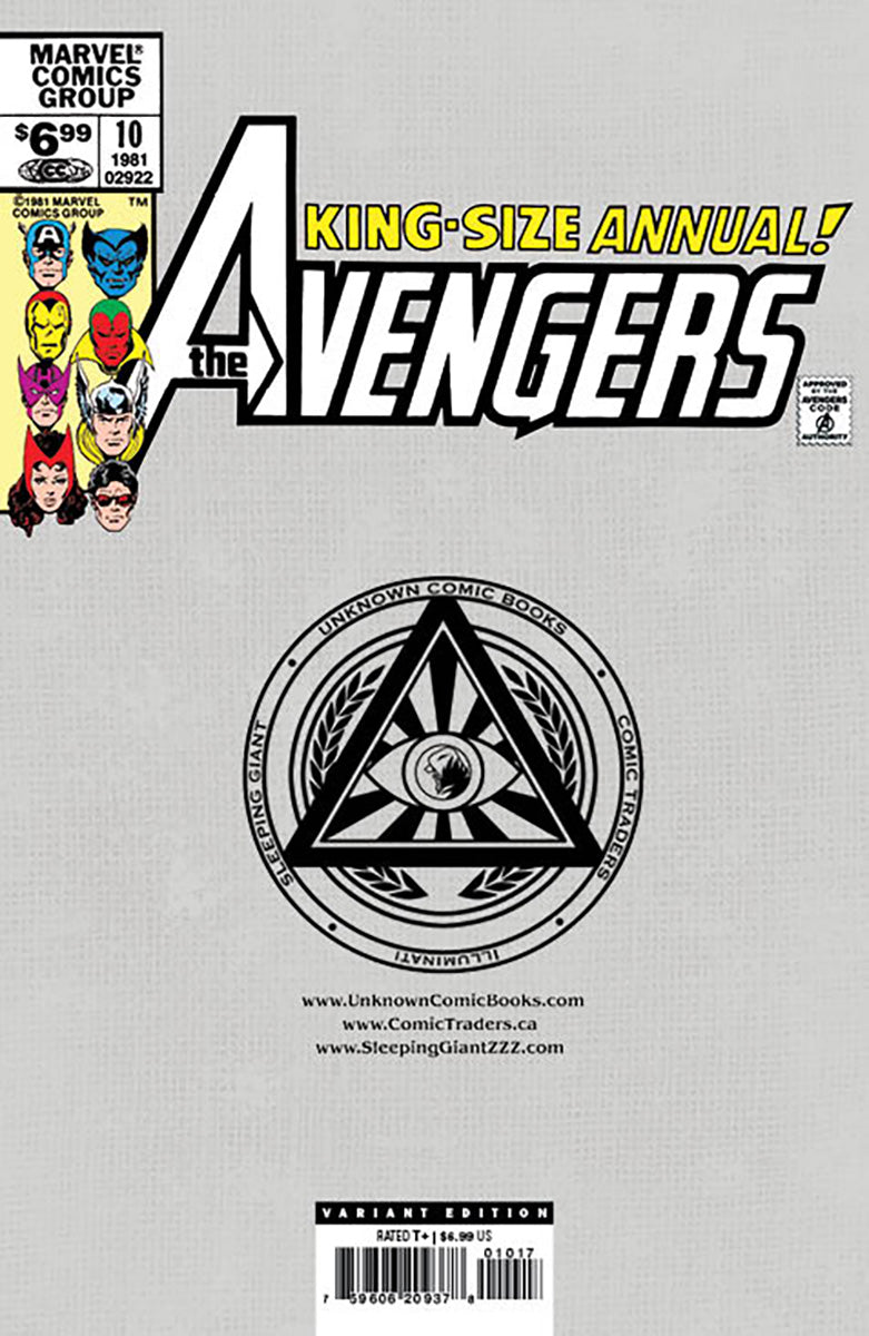 Avengers Annual #10 Unknown Comics David Nakayama Exclusive Var Facsimile Edition (05/29/2024) - MEGA POP COMICS