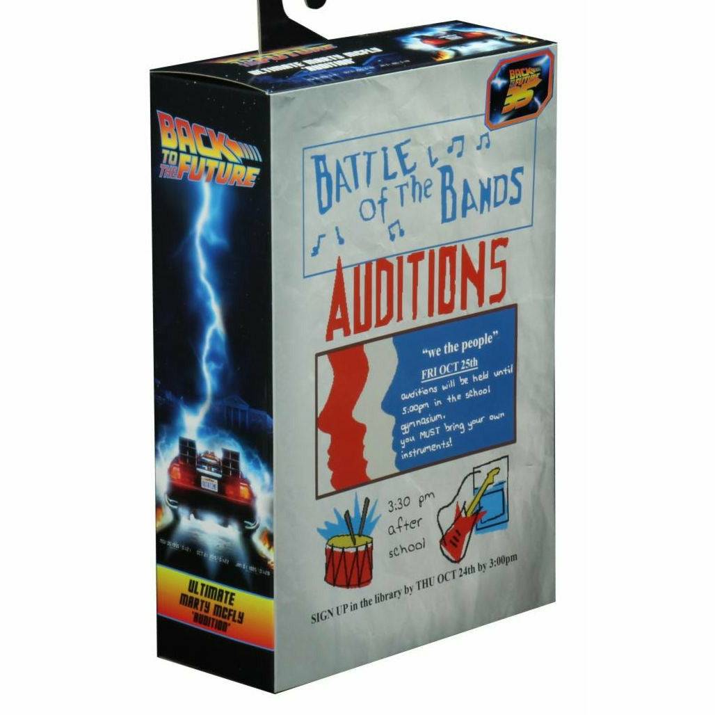 NECA Back to the Future 7" Scale Action Figure - Ultimate Marty McFly (1985 "Audition") - MEGA POP COMICS