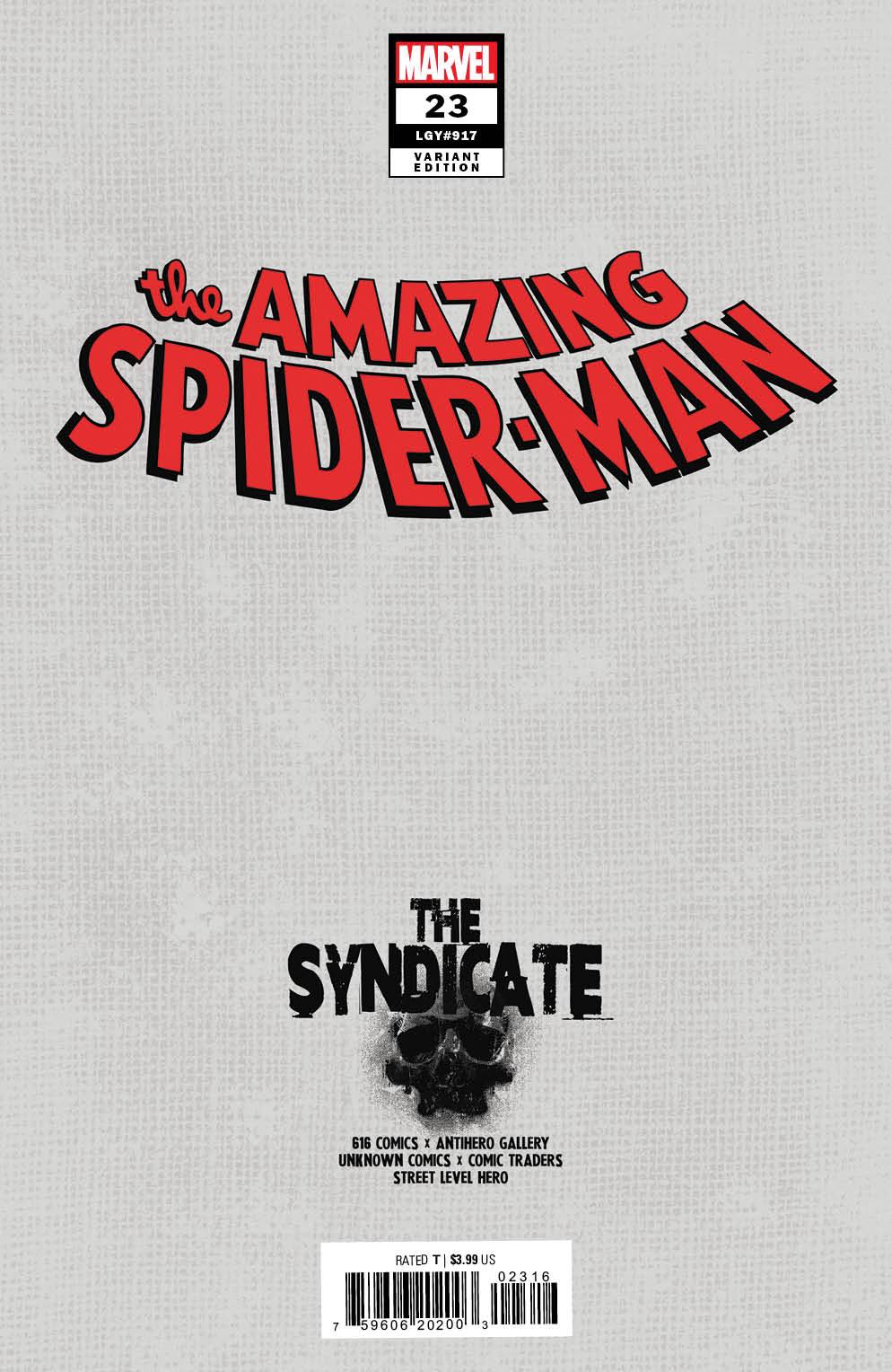 Amazing Spider-Man #23 Tiago Da Silva (616) Exclusive Var (04/19/2023) - MEGA POP COMICS