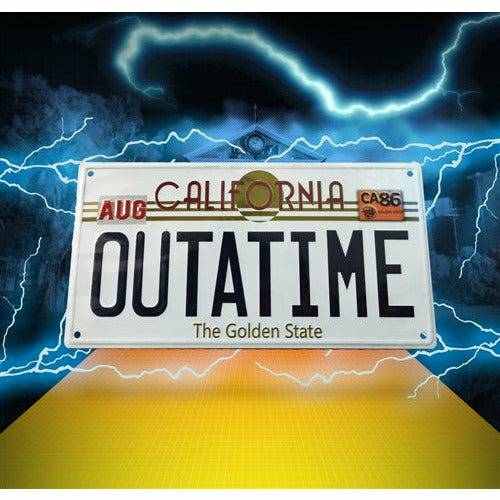 Back to the Future OUTATIME Tin Sign - MEGA POP COMICS