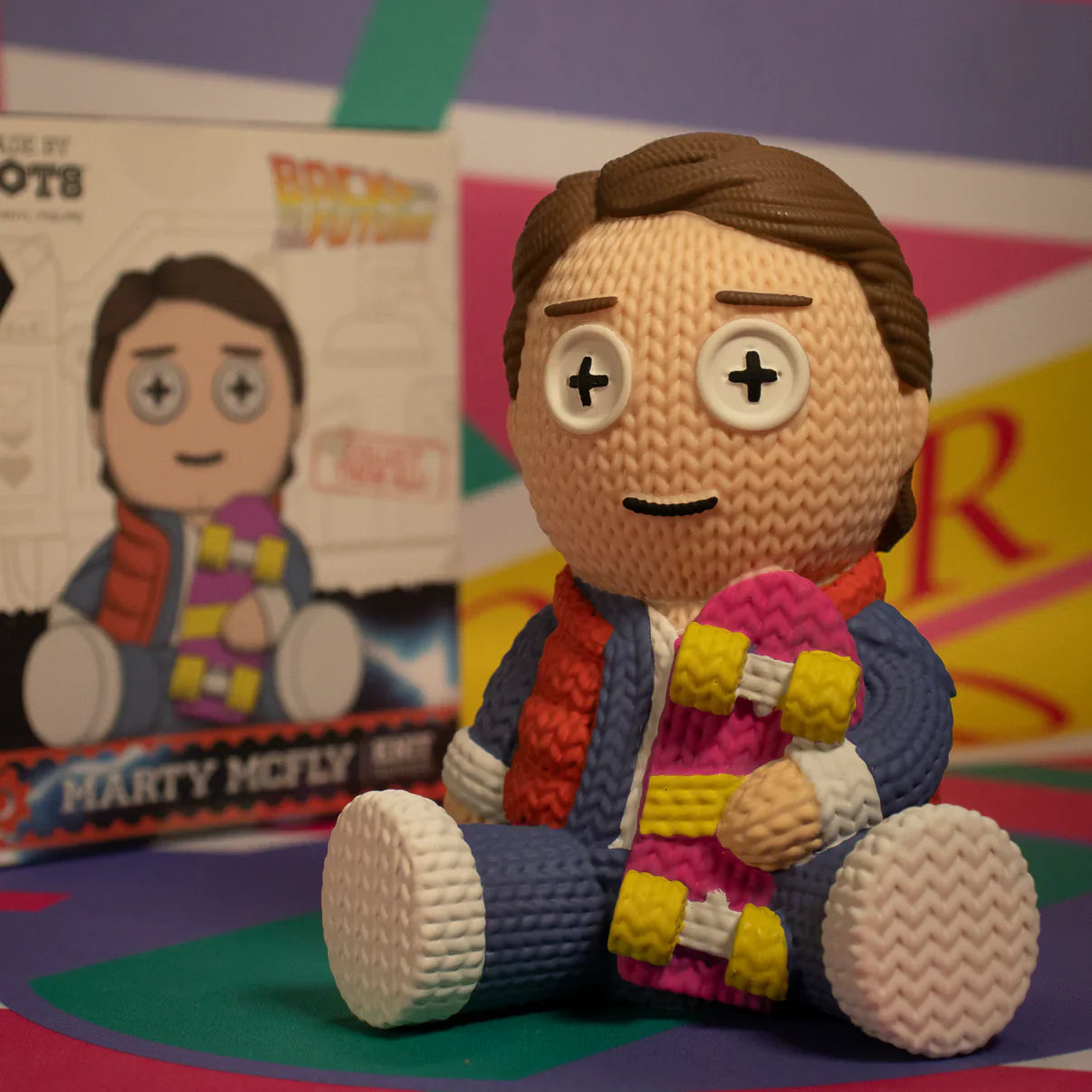 Back to the Future Marty McFly with Skateboard Collectible Vinyl Figure - #144 - MEGA POP COMICS