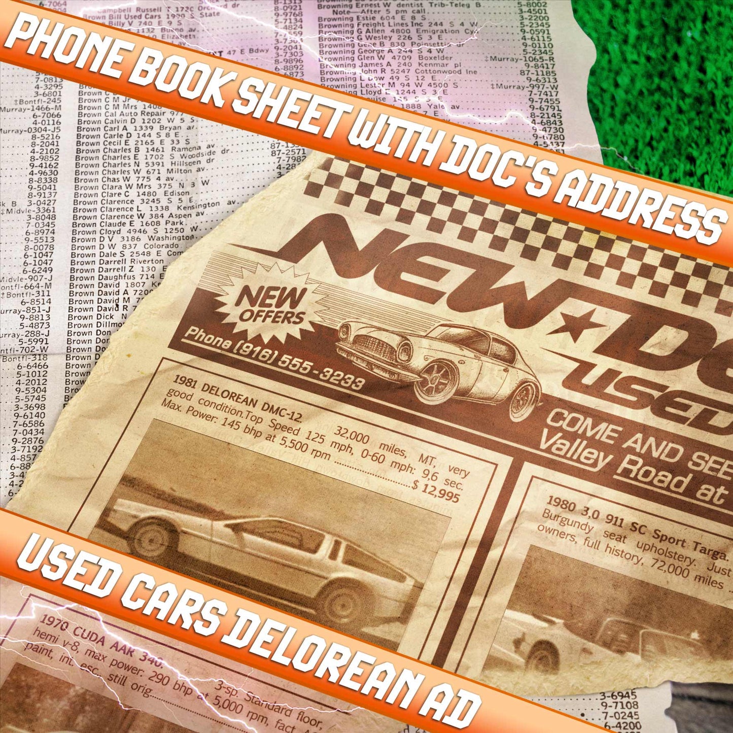Back to the Future Time Travel Memories II Expansion Kit — "1.21 Gigawatts" Edition prop replicas (BacktotheFuture.com / DoctorCollector.com exclusive!) - MEGA POP COMICS