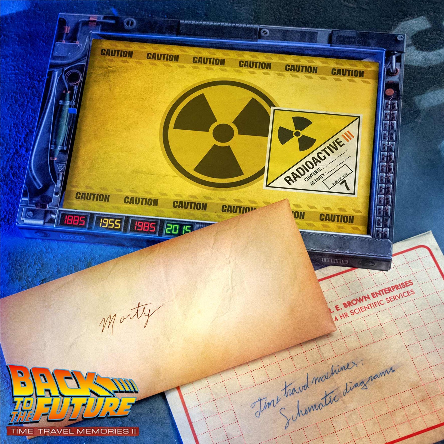 Back to the Future Time Travel Memories II Expansion Kit — "1.21 Gigawatts" Edition prop replicas (BacktotheFuture.com / DoctorCollector.com exclusive!) - MEGA POP COMICS