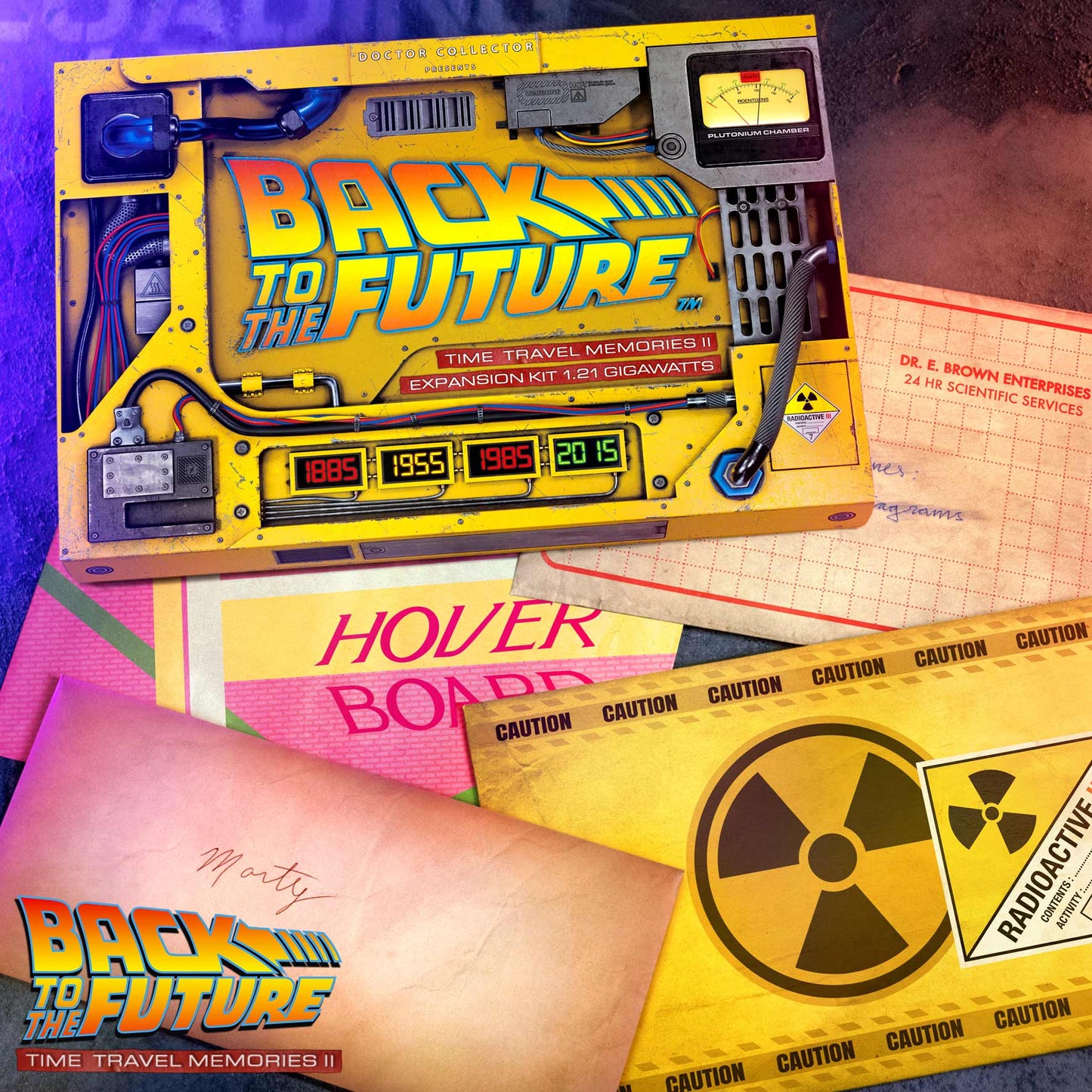 Back to the Future Time Travel Memories II Expansion Kit — "1.21 Gigawatts" Edition prop replicas (BacktotheFuture.com / DoctorCollector.com exclusive!) - MEGA POP COMICS