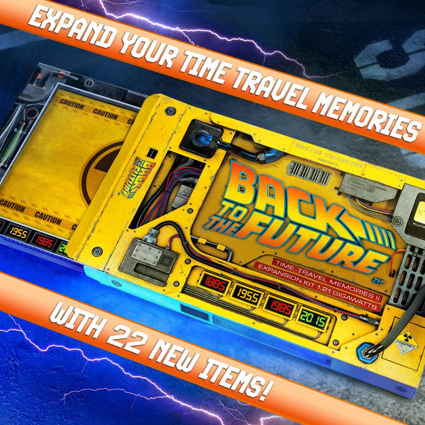 Back to the Future Time Travel Memories II Expansion Kit — "1.21 Gigawatts" Edition prop replicas (BacktotheFuture.com / DoctorCollector.com exclusive!) - MEGA POP COMICS