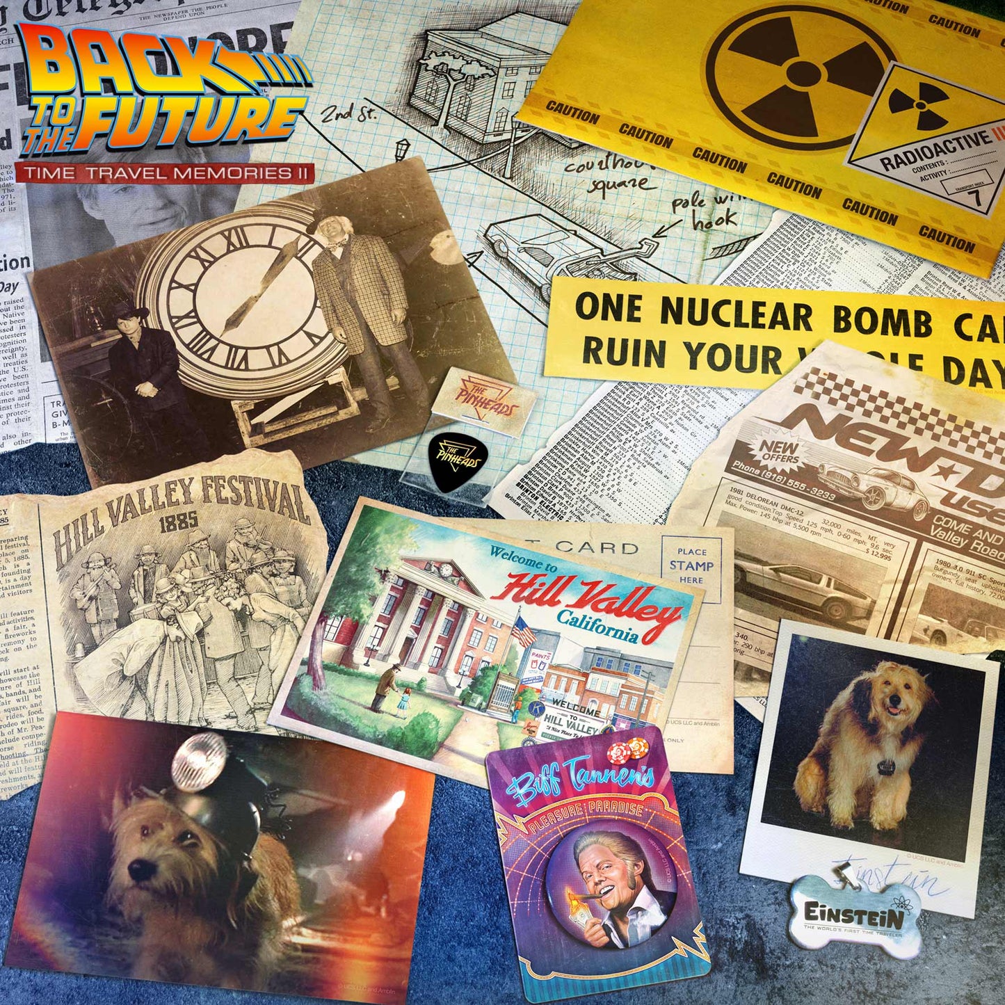 Back to the Future Time Travel Memories II Expansion Kit — "1.21 Gigawatts" Edition prop replicas (BacktotheFuture.com / DoctorCollector.com exclusive!) - MEGA POP COMICS