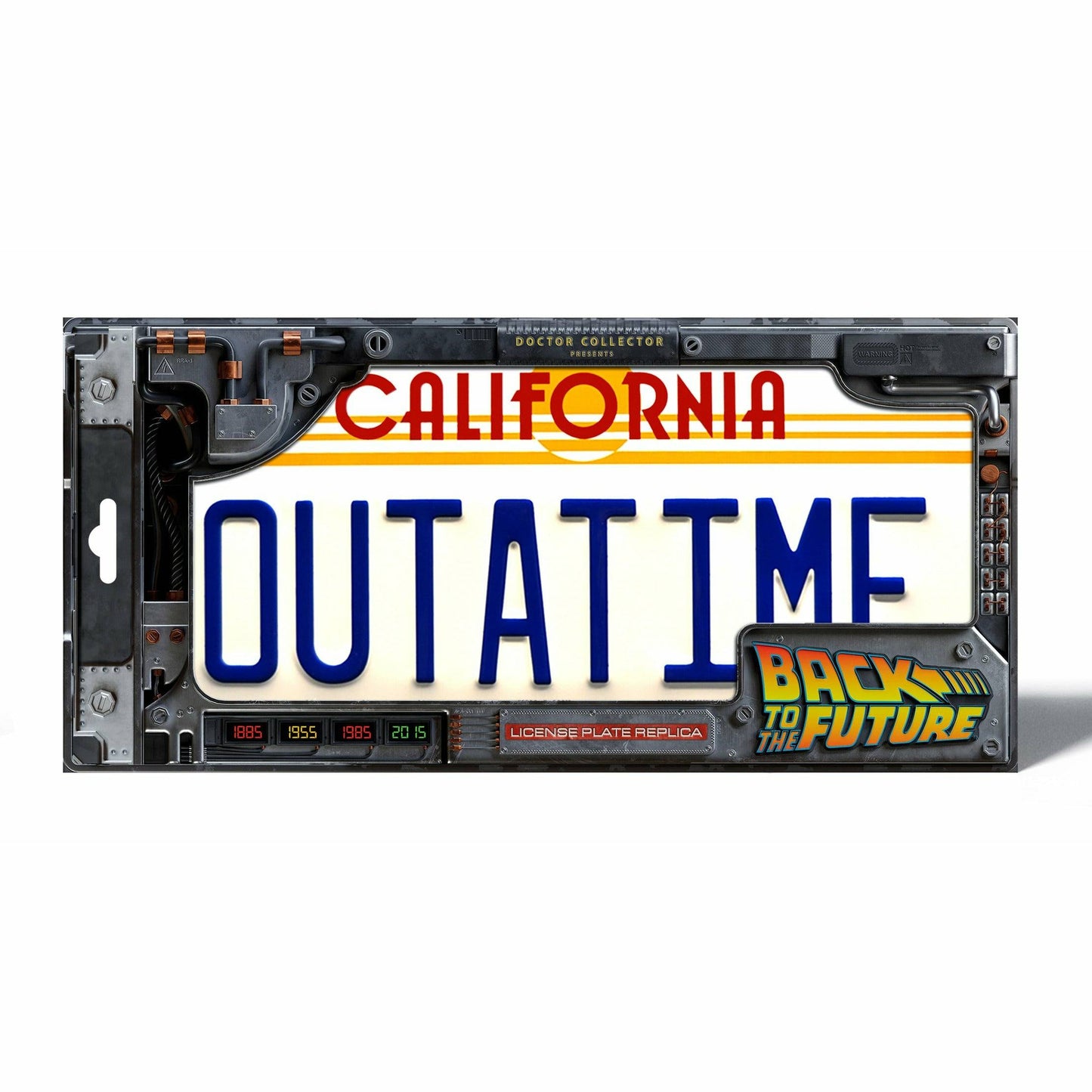Back to the Future OUTATIME License Plate Replica - MEGA POP COMICS