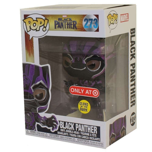 Funko POP! Marvel: Black Panther - Purple Glow Black Panther (Target Exclusive) - MEGA POP COMICS
