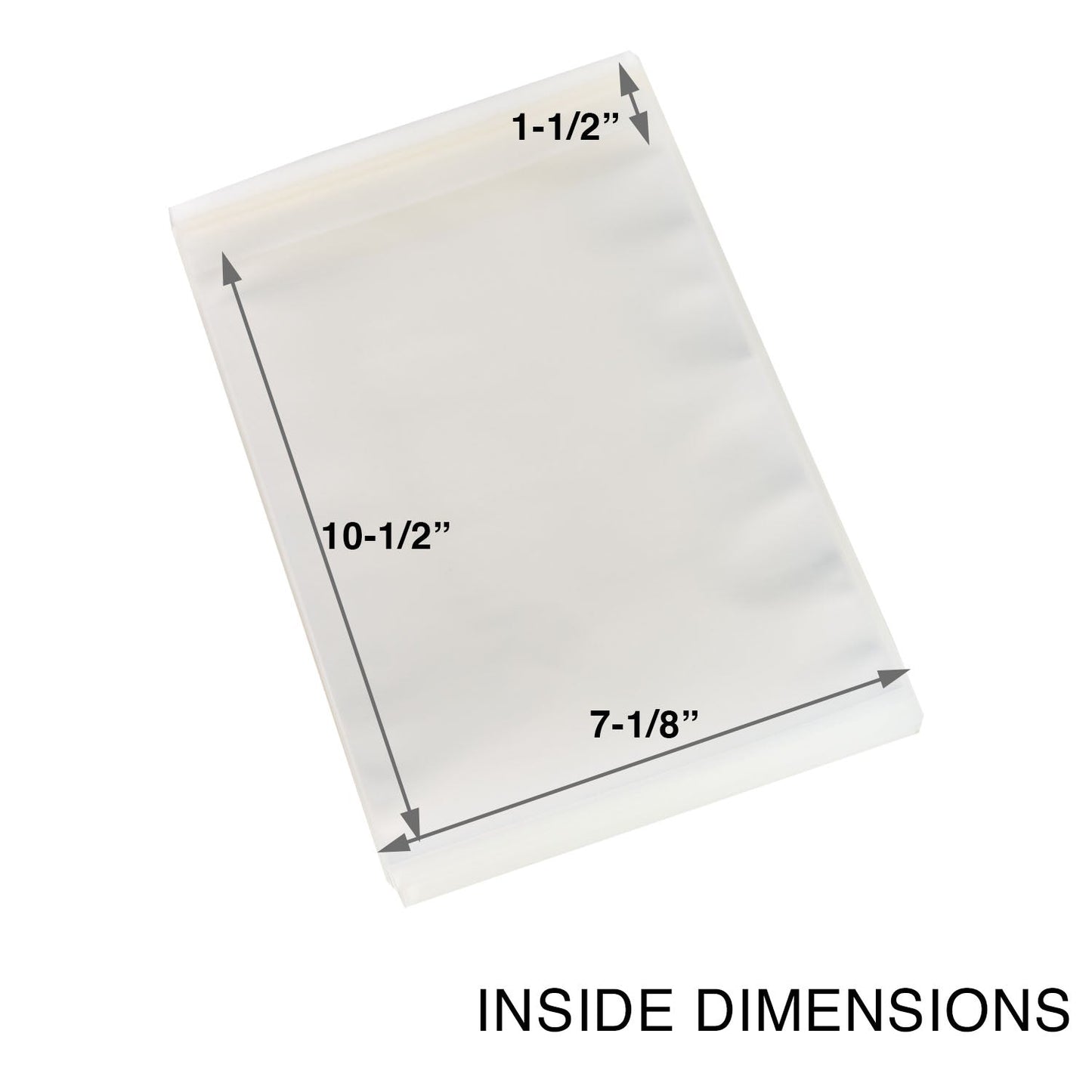 Platinum Protectors Comic Book Bags for Silver Age, Current/Modern with Resealable Strip - 100 Pack - MEGA POP COMICS