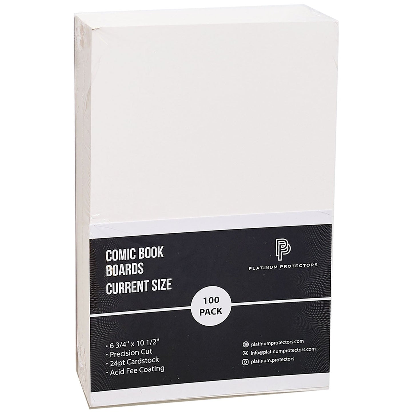 Platinum Protectors Comic Book Boards for Silver Age, Current/Modern - 100 Pack - MEGA POP COMICS