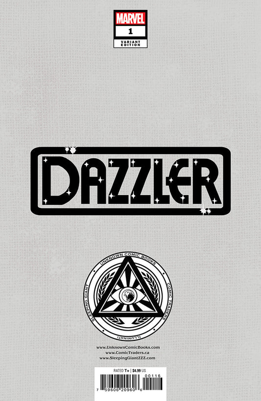 Dazzler #1 Unknown Comics Exclusive Leirix Virgin Var (09/11/2024) - MEGA POP COMICS
