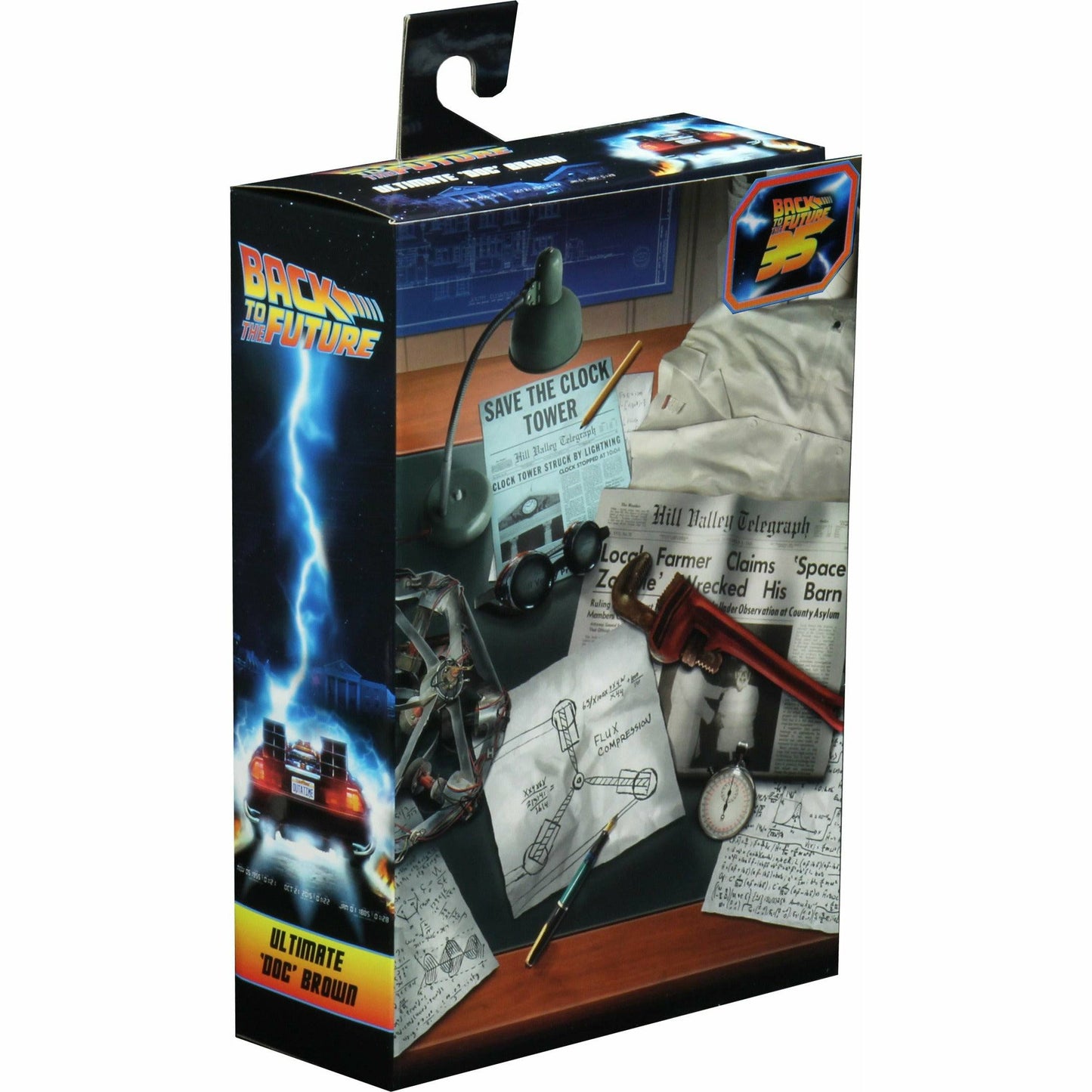 NECA Back to the Future 7" Scale Action Figure - Ultimate Doc Brown (1955) - MEGA POP COMICS