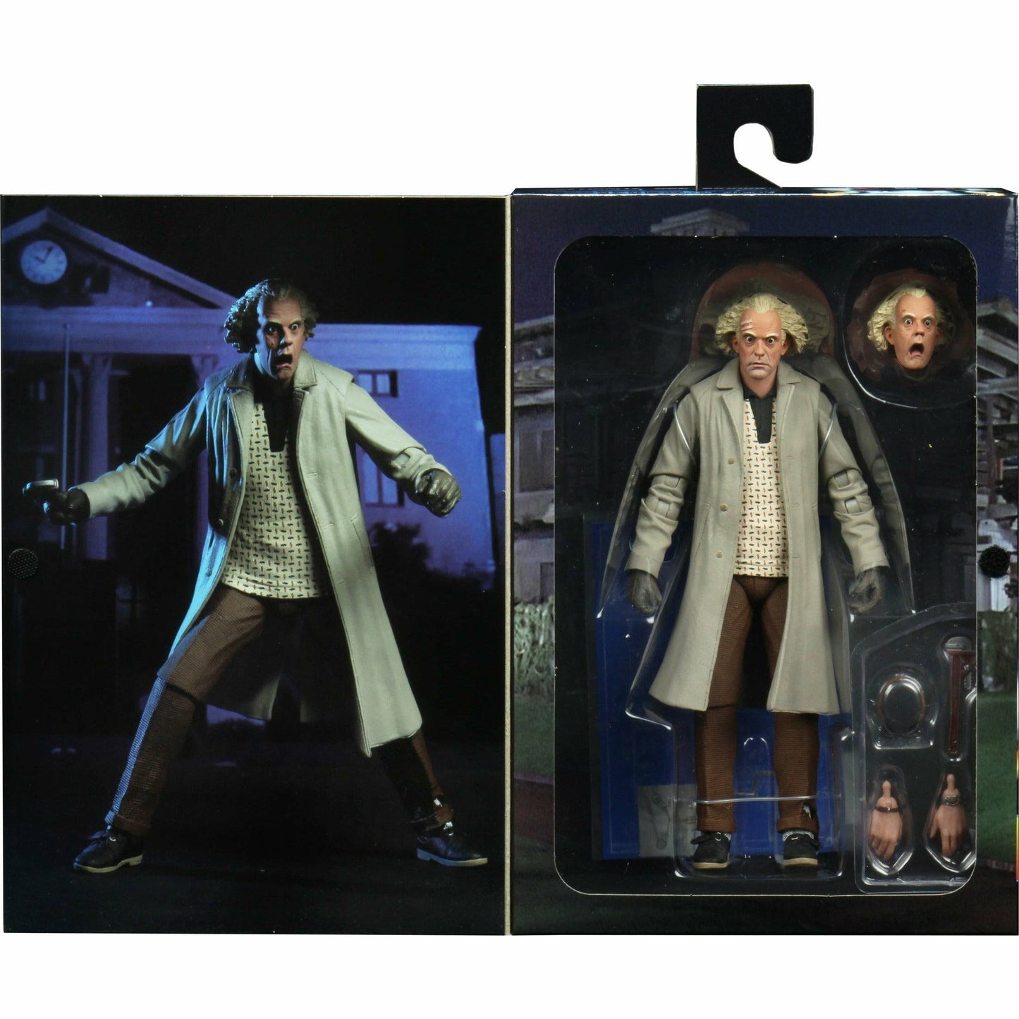 NECA Back to the Future 7" Scale Action Figure - Ultimate Doc Brown (1955) - MEGA POP COMICS