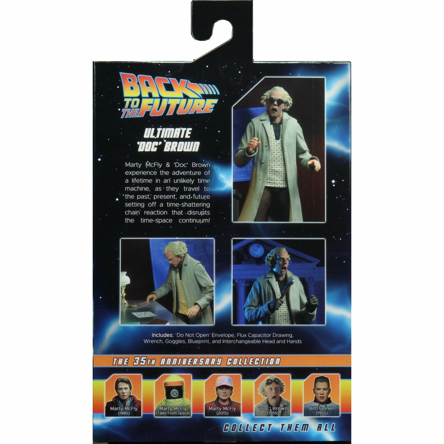 NECA Back to the Future 7" Scale Action Figure - Ultimate Doc Brown (1955) - MEGA POP COMICS