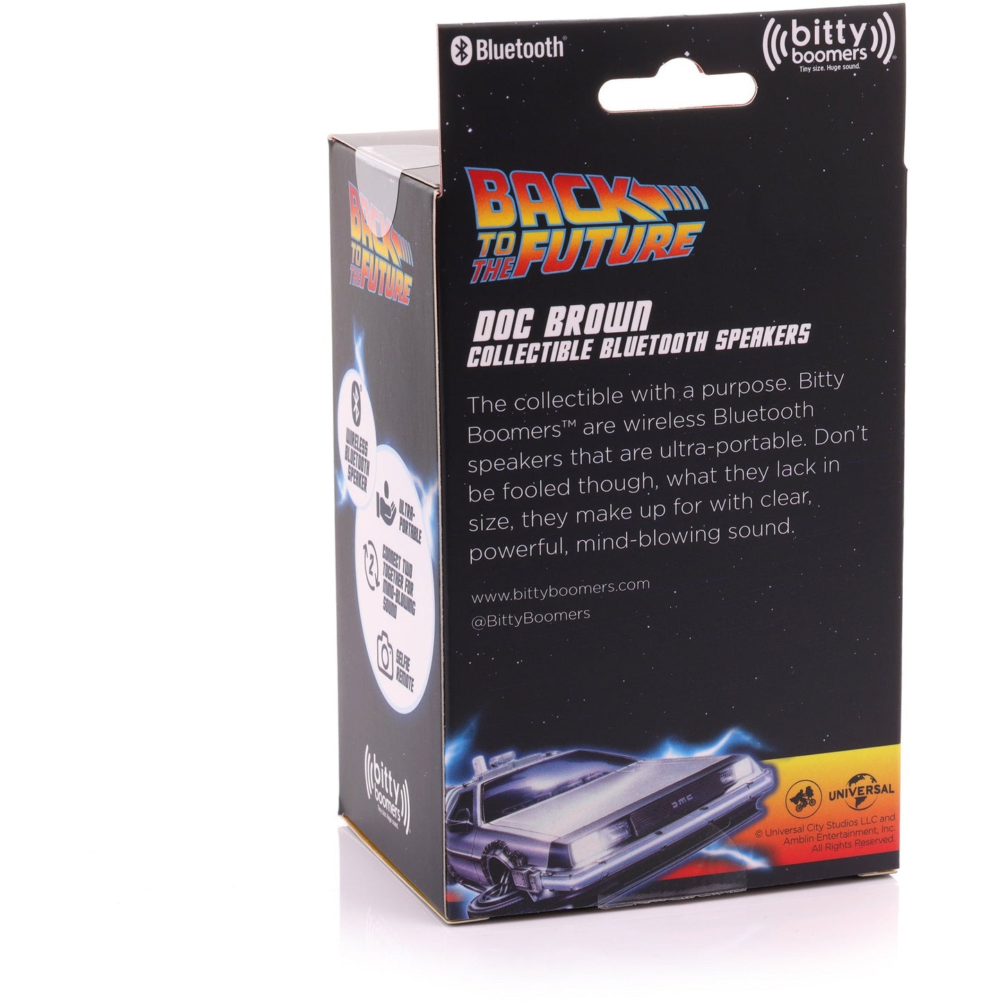 Universal Back to the Future Doc Brown Bitty Boomer Bluetooth Speaker - MEGA POP COMICS