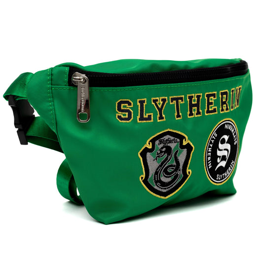 Fanny Pack - Harry Potter SLYTHERIN Patches Embroidered Green - MEGA POP COMICS